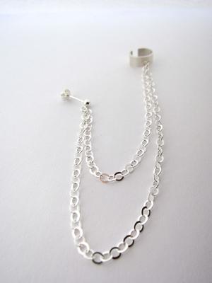 Ear Cuff Chain - Sterling Silver